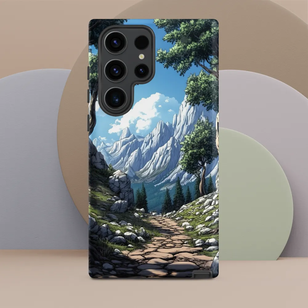 Journey Through Tranquility | Phone Case |  S23 Ultra | Tough Case | Matte