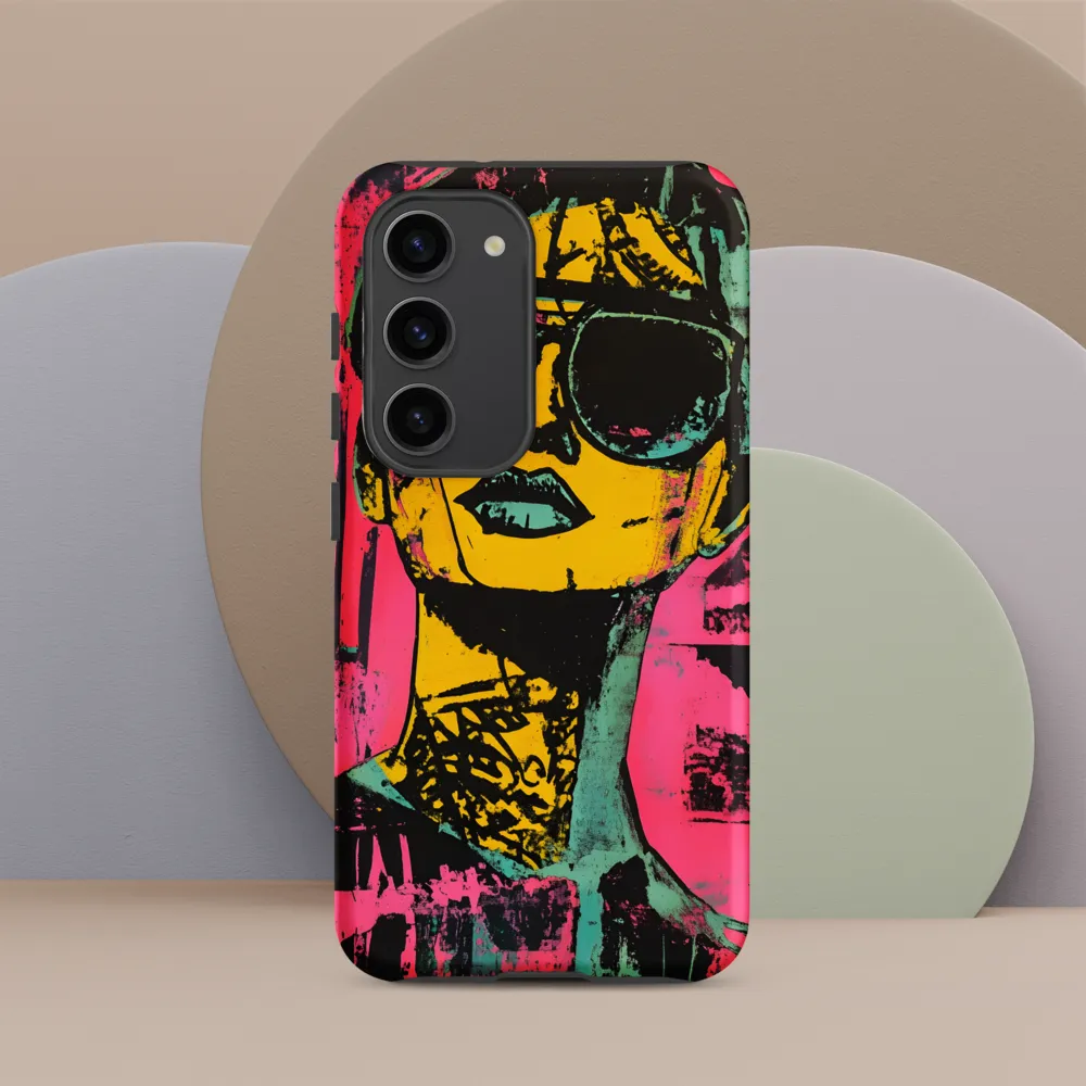 Confident Portrait in Neon Colors