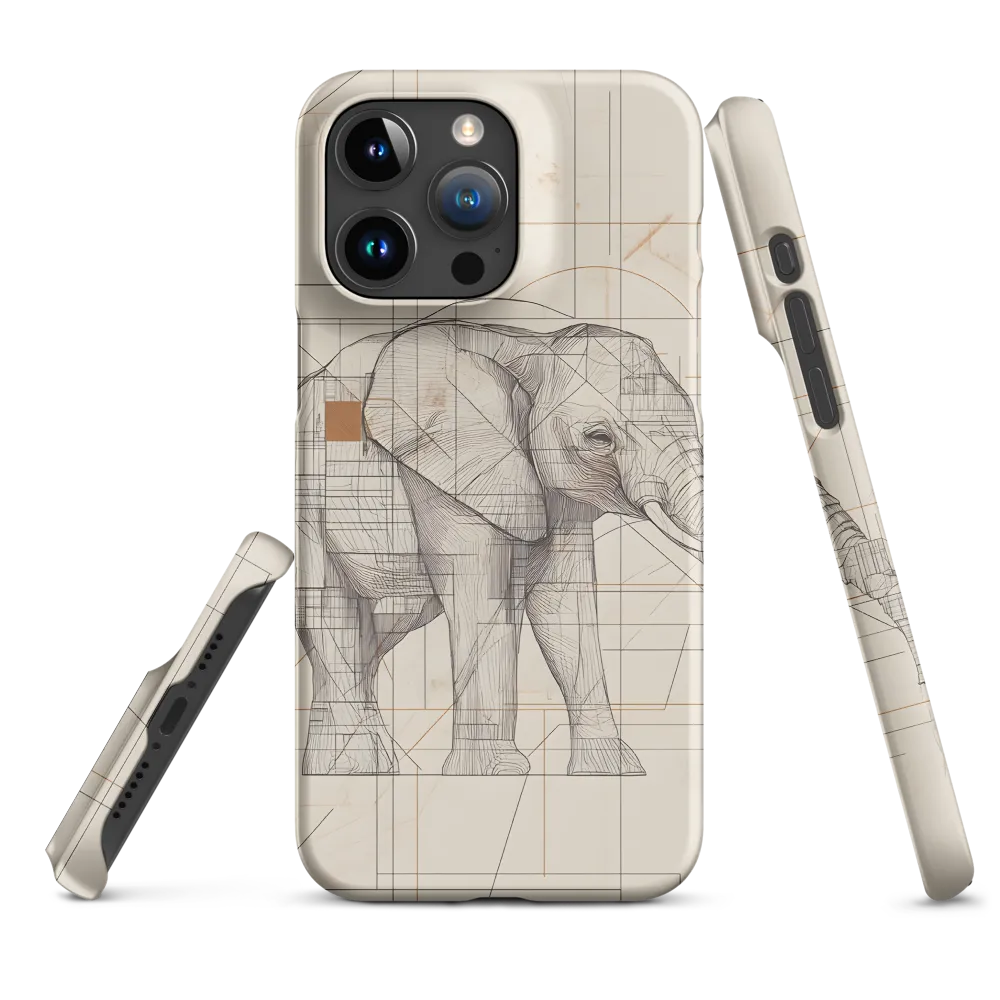 Geometric Elegance: The Steel Elephant