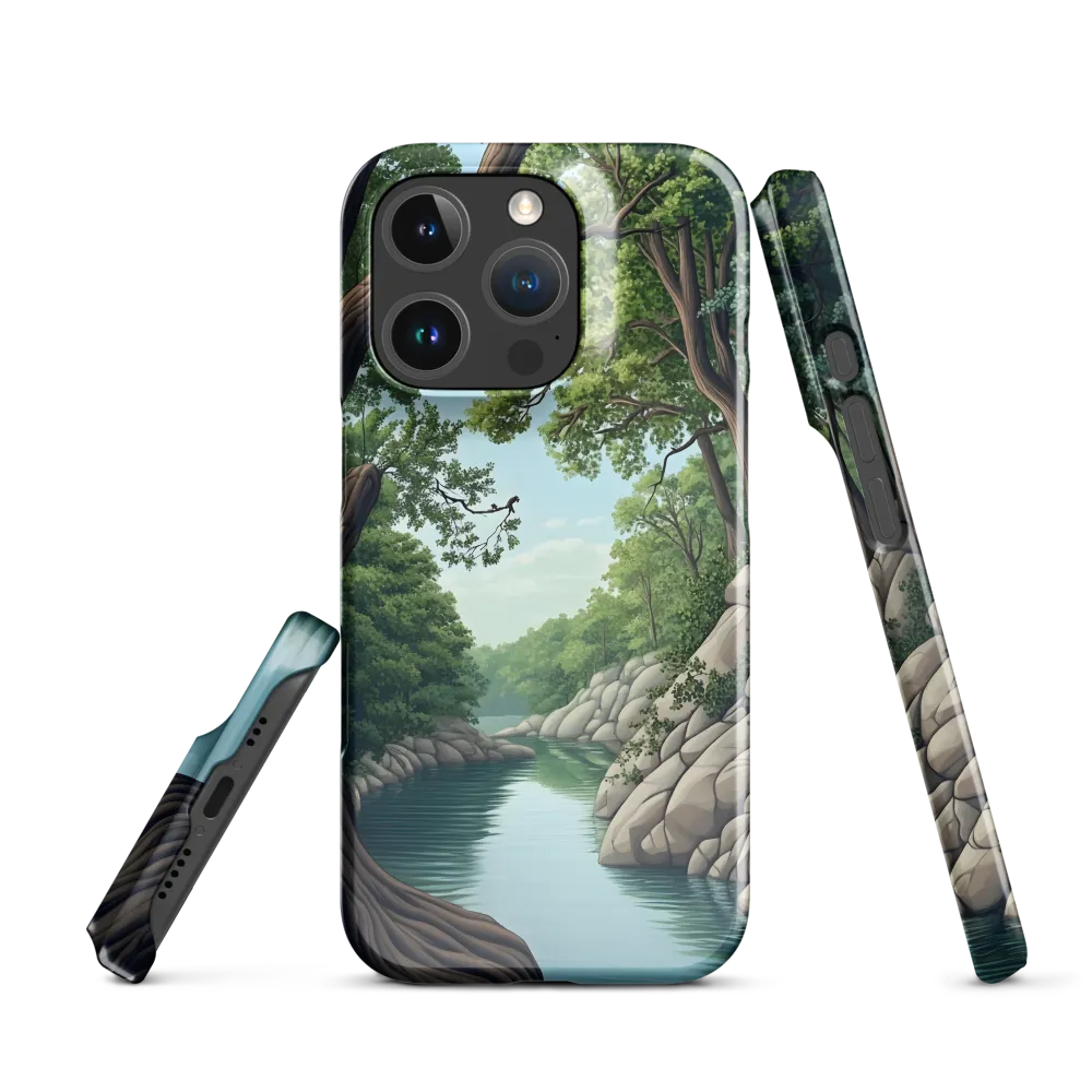 Tranquil Reflections: A Serene River Landscape