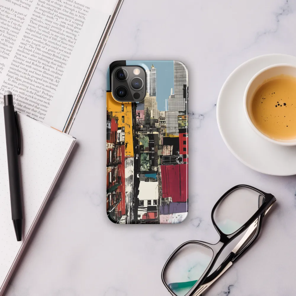 Urban Collage: A Vivid Cityscape | Phone Case |  12 Pro Max | Snap Case | Glossy