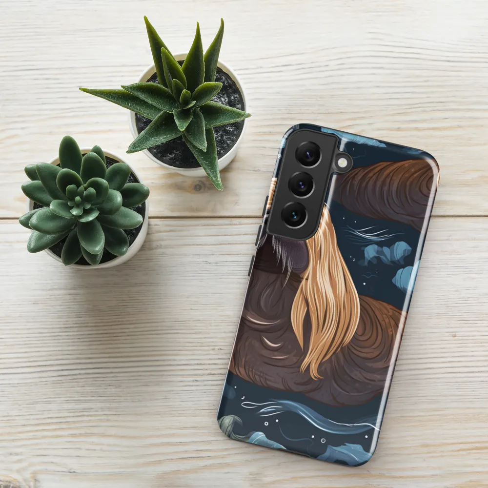 Whimsical Walruses in Deep Blue