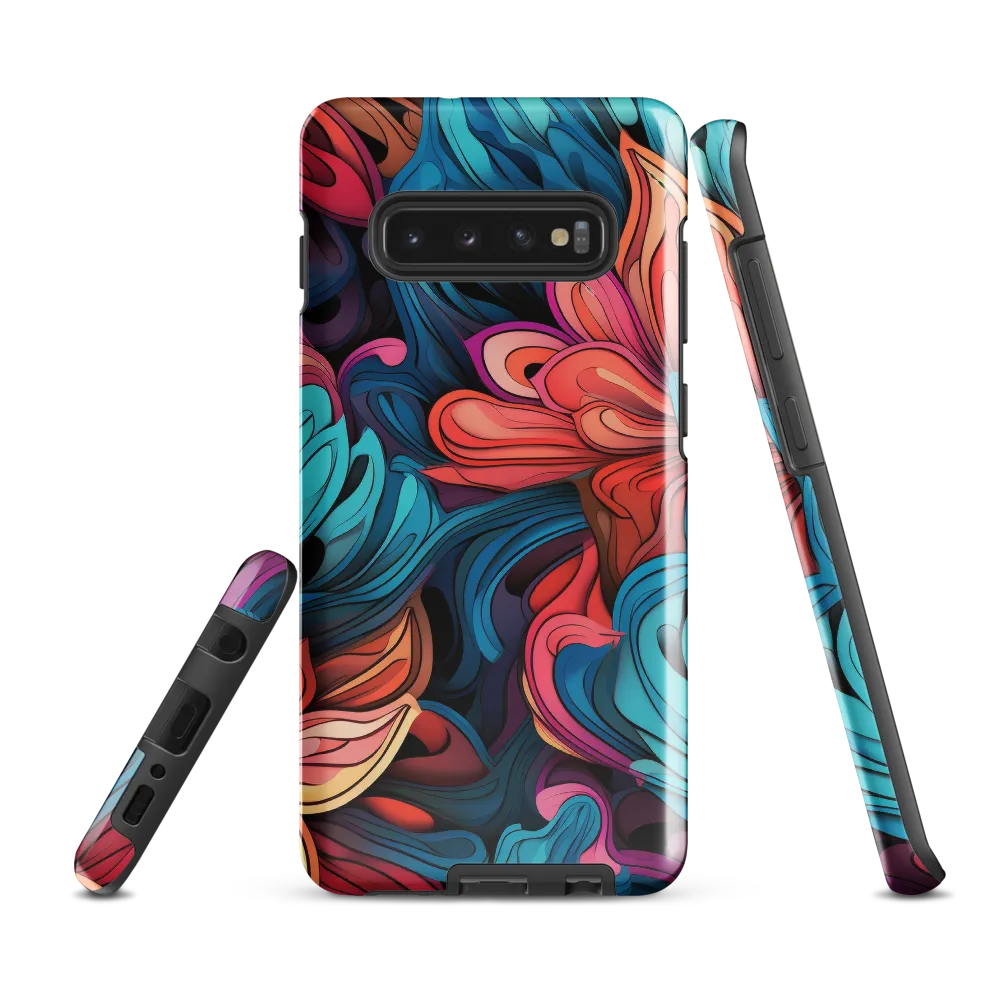 Floral Symphony | Phone Case |  S10 Plus | Tough Case | Glossy