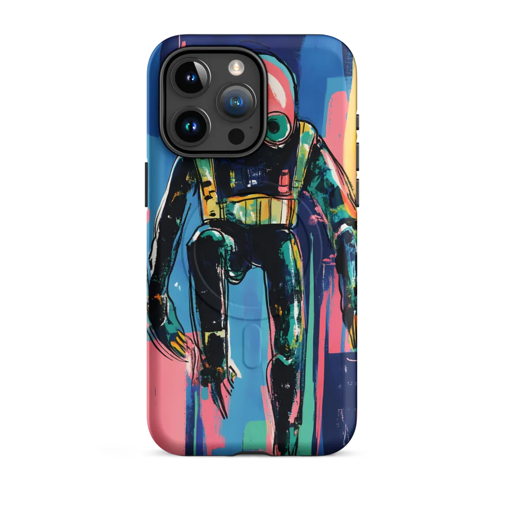 Diver in Vibrant Motion