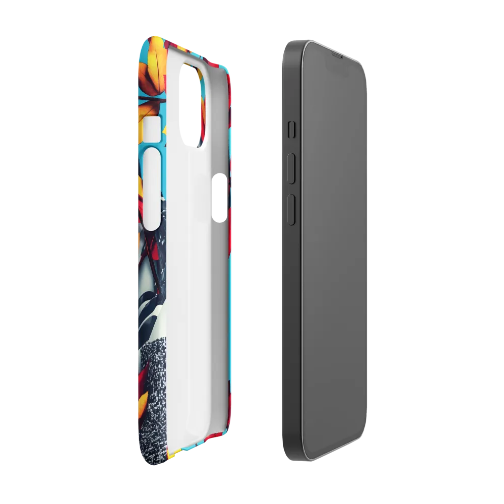 Futuristic Fusion: Nature Meets Technology | Phone Case |  13 | Snap Case | Matte