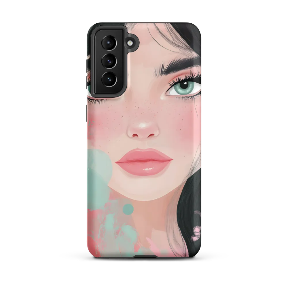 Dreamy Serenity: Portrait of a Young Woman