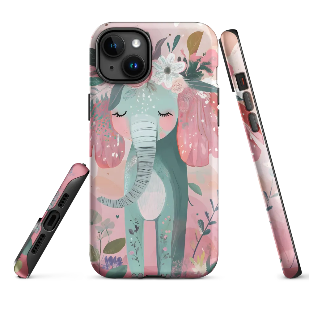 Whimsical Elephant in Bloom
