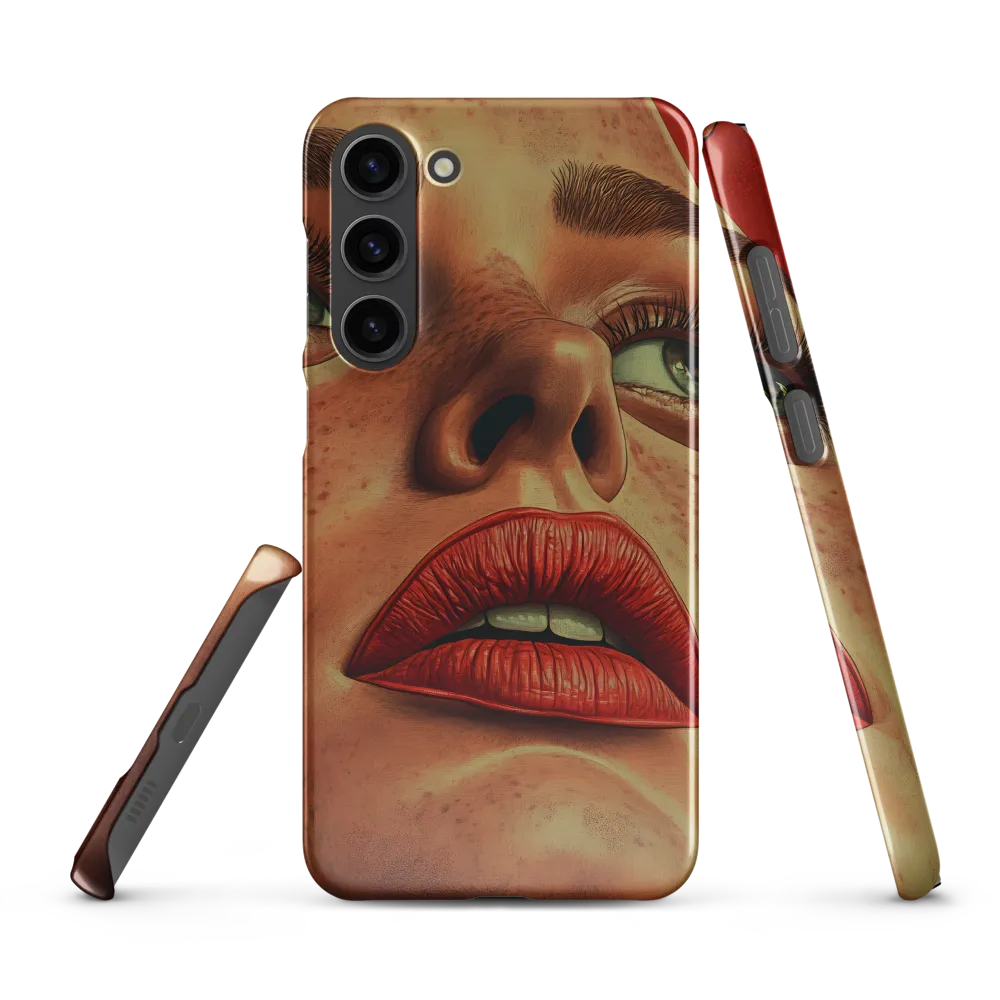 Red Intensity: A Portrait of Elegance