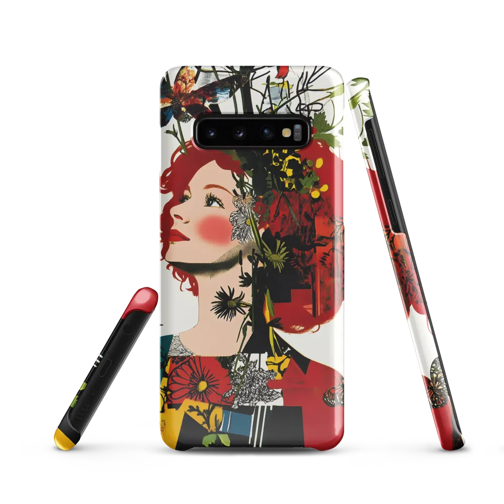 Floral Dreams | Phone Case |  S10 | Snap Case | Glossy