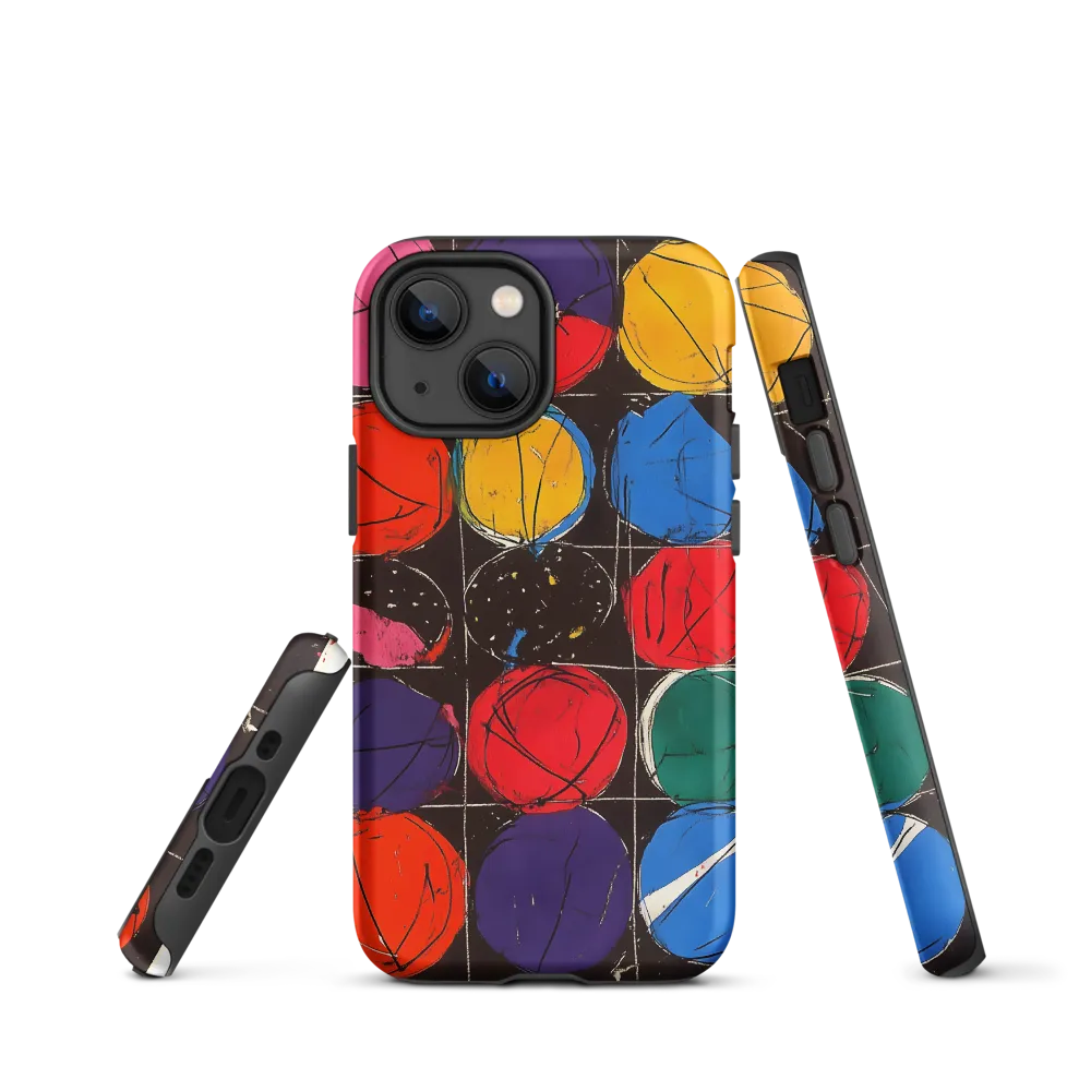 Colorful Circles in Abstract Harmony