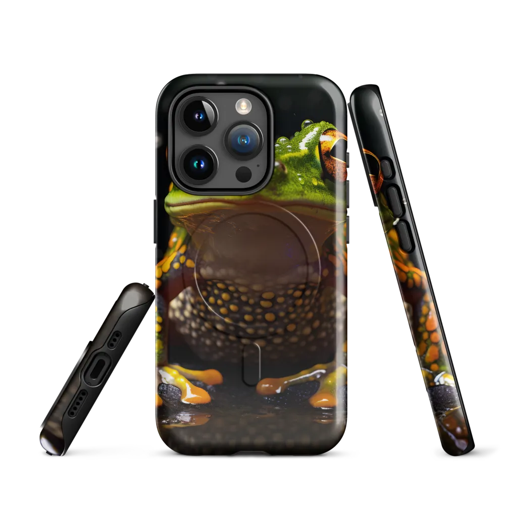 Emerald Elegance: The Frog in Focus