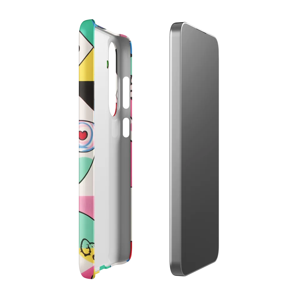 Dynamic Interplay of Shapes | Phone Case |  S24 Plus | Snap Case | Matte