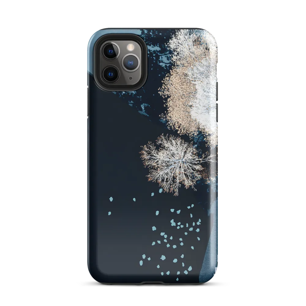 Tranquil Transitions: An Aerial Study of Nature | Phone Case |  11 Pro Max | Tough Case | Glossy