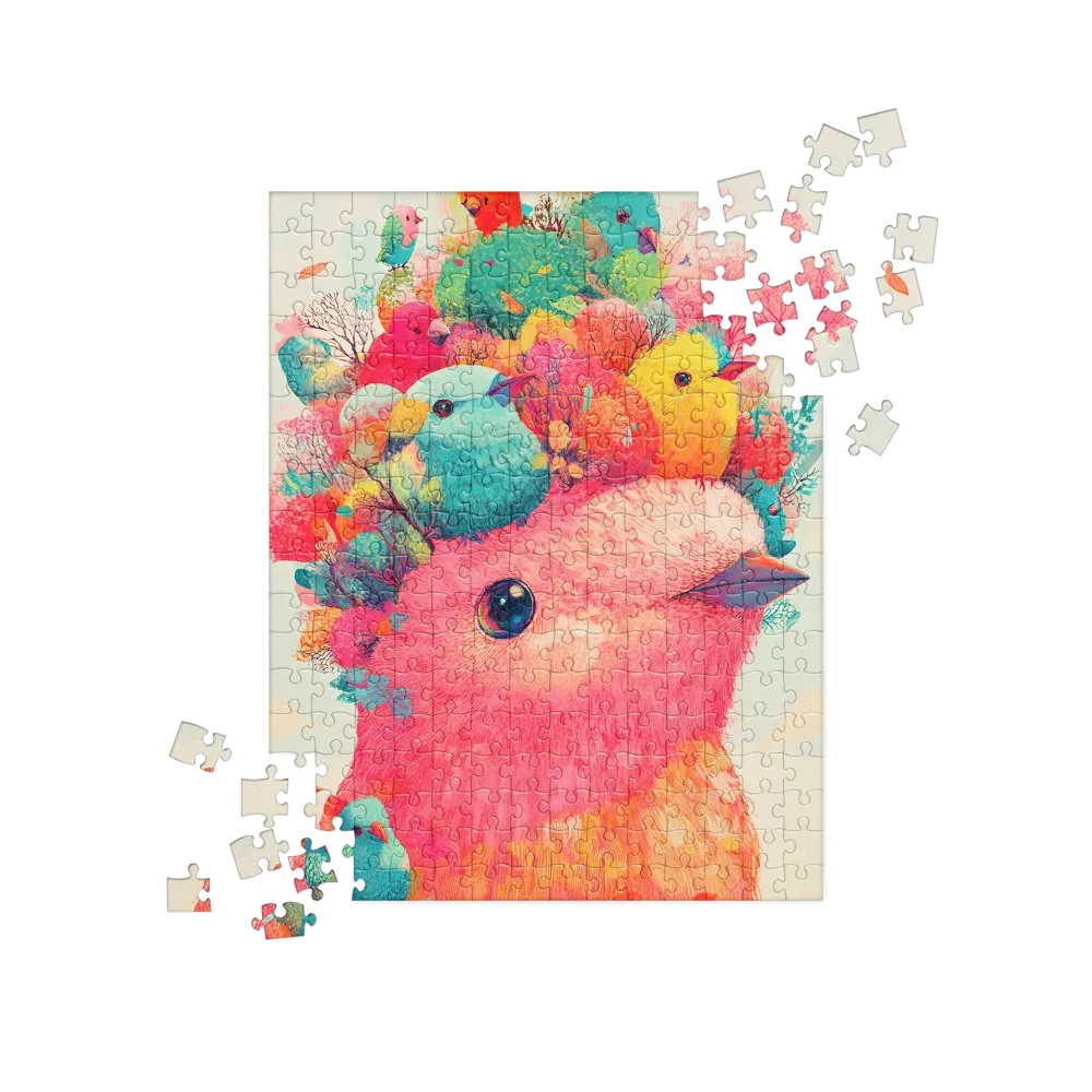 The Whimsical Crown of Color | Jigsaw Puzzle | 252 pieces