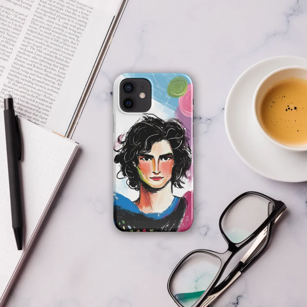 Vibrant Portrait of Youth | Phone Case |  12 | Snap Case | Glossy