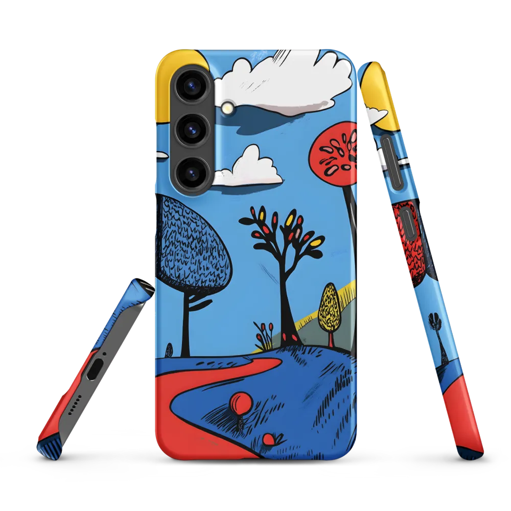 A Playful Journey Through Whimsical Woods | Phone Case |  S24 Plus | Snap Case | Matte
