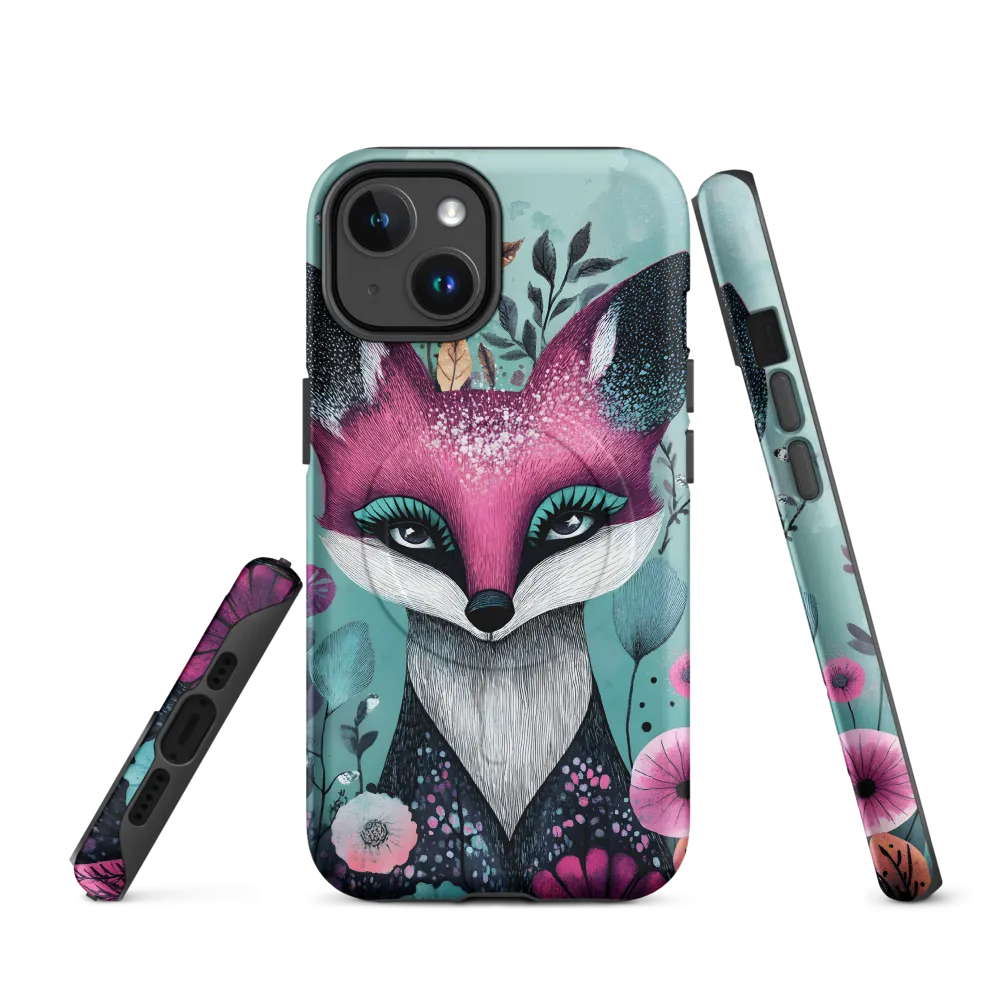 Whimsical Fox Among Blossoms