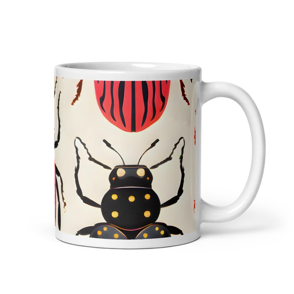 Beetle Serenade | Mug with White inside | 11 oz