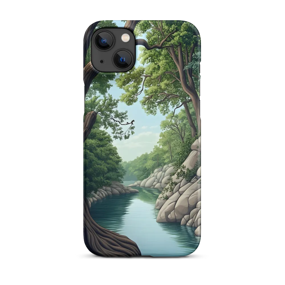 Tranquil Reflections: A Serene River Landscape