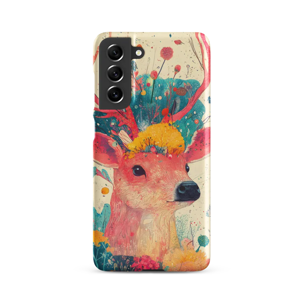Whimsical Harmony: A Deer in Bloom