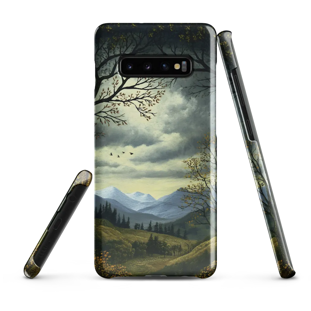 Nature's Embrace: A Tranquil Mountain Landscape | Phone Case |  S10 Plus | Snap Case | Glossy