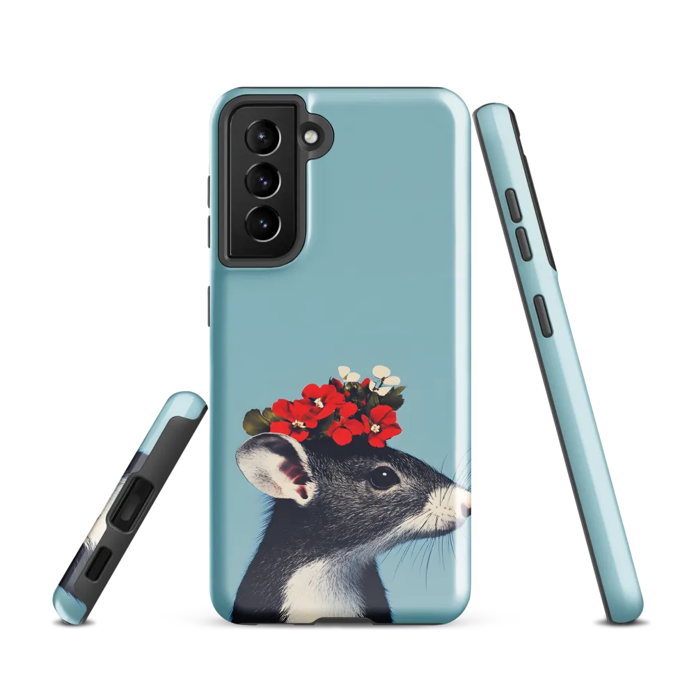 Whimsical Flora: A Mouse's Floral Crown