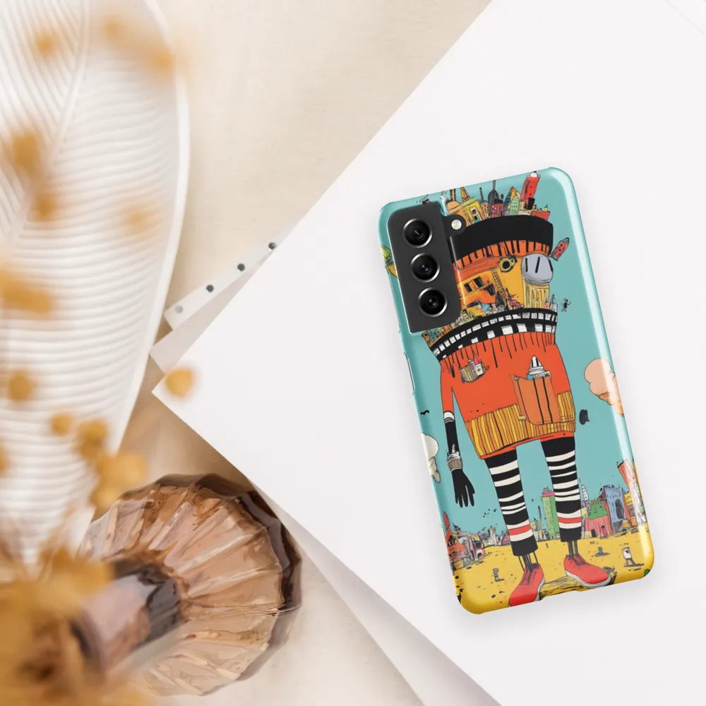 Urban Fantasia: A Whimsical Encounter | Phone Case |  S21 | Snap Case | Glossy