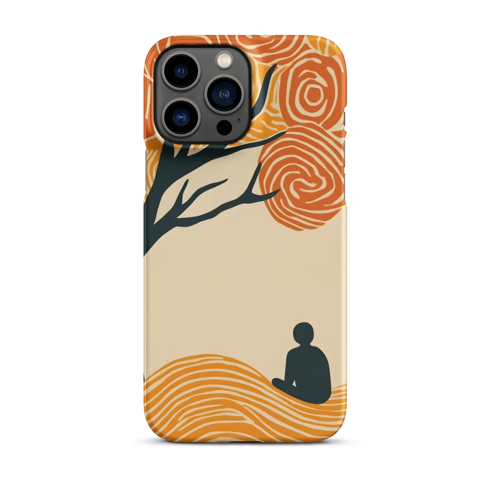 Silent Reflections under Swirling Leaves | Phone Case |  13 Pro Max | Snap Case | Matte
