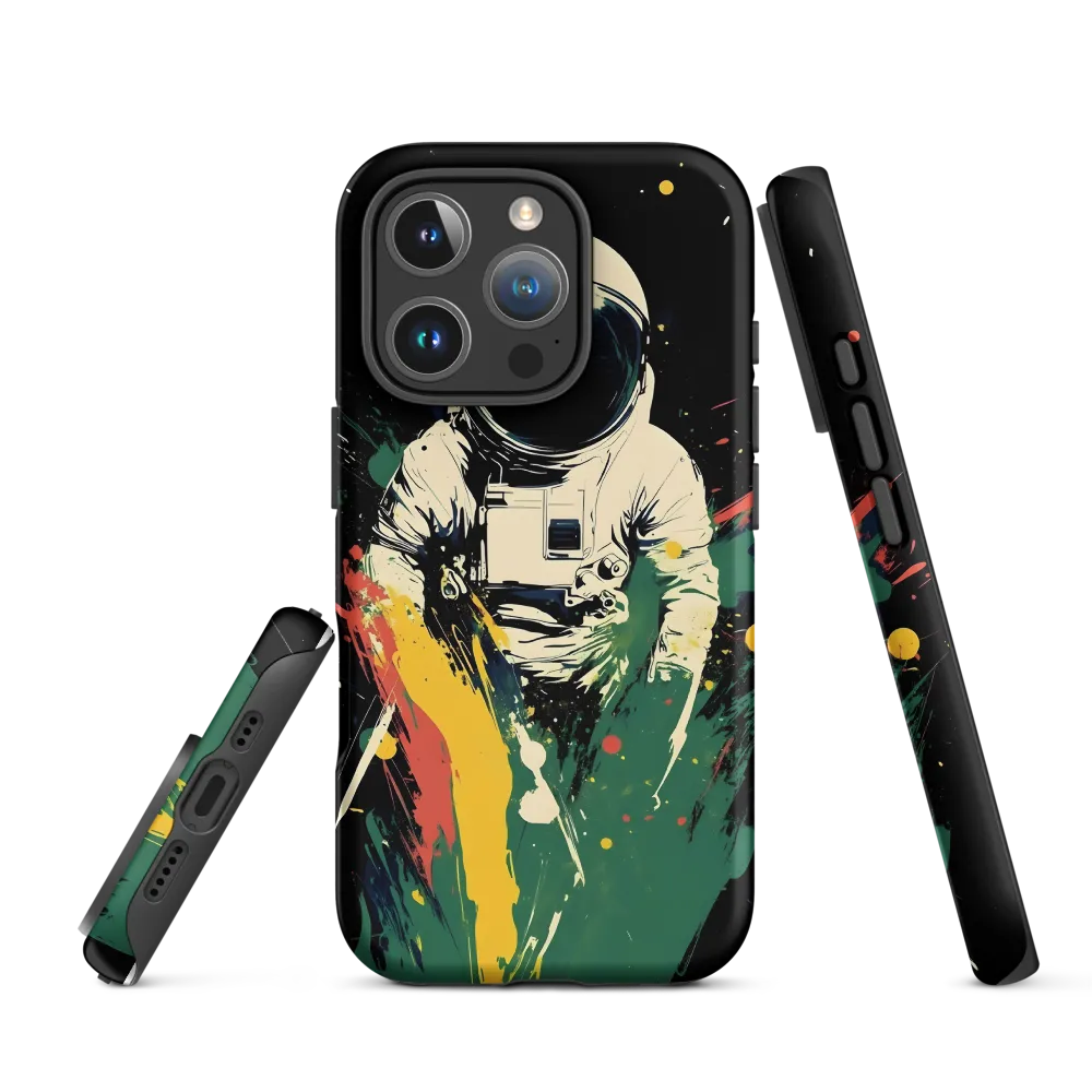 Cosmic Splash: The Astronaut's Journey
