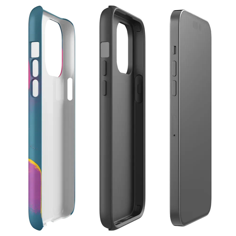 Neon Dreams: Portrait of a Modern Muse | Phone Case |  14 Pro Max | Tough Case | Matte
