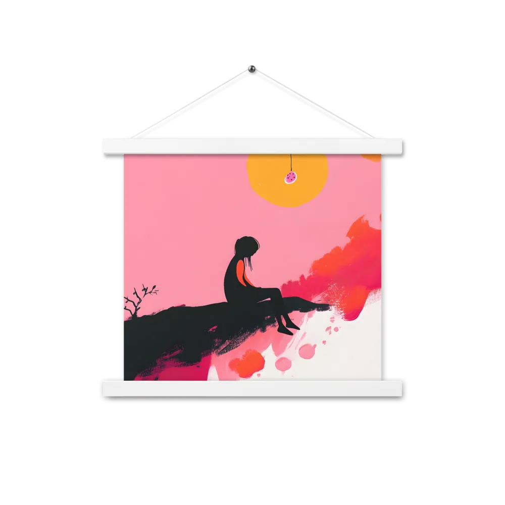 Whispers of the Sun | Poster With White Wood Hanger | 14″×14″