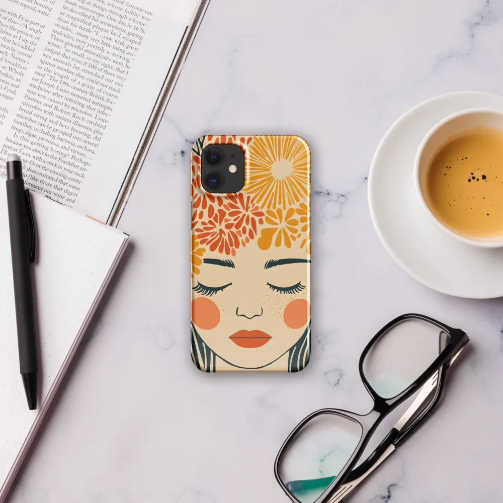 Serenity in Bloom | Phone Case |  12 Mini | Snap Case | Glossy