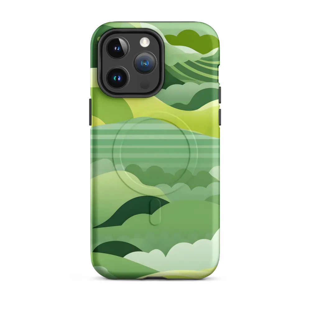 Tranquility in Green Waves