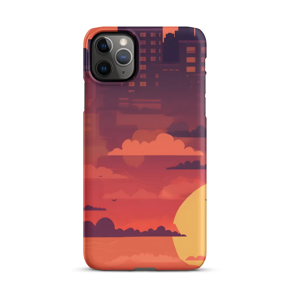 Urban Dusk: A Symphony of Cityscapes | Phone Case |  11 Pro Max | Snap Case | Matte