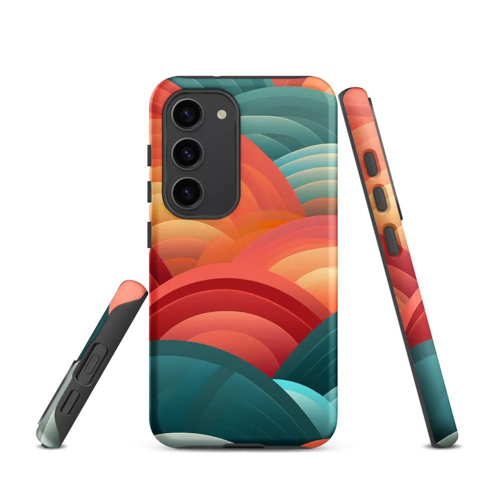 Rhythms of the Waves | Phone Case |  S23 | Tough Case | Matte