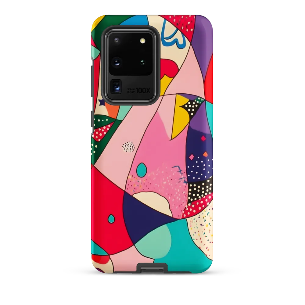 Playful Geometry in Color | Phone Case |  S20 Ultra | Tough Case | Matte