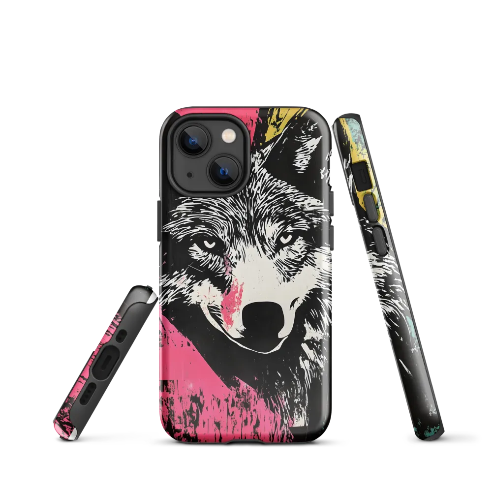 Intense Gaze of the Wolf