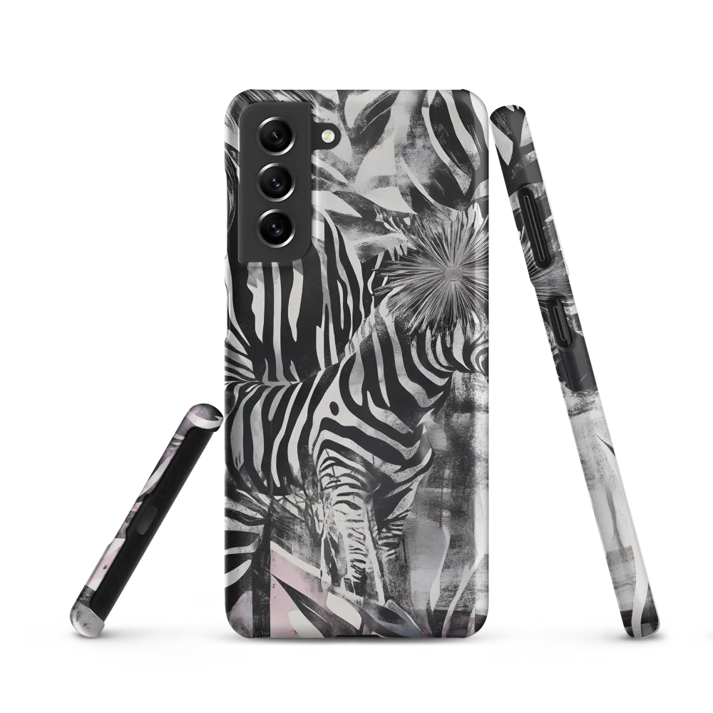 Zebra in the Jungle of Illusions | Phone Case |  S21 | Snap Case | Matte
