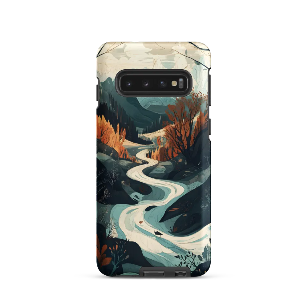 Winding Serenity: A Digital Landscape
