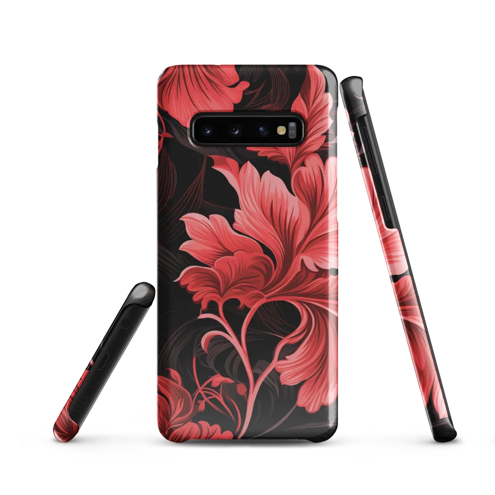 Tropical Elegance in Red