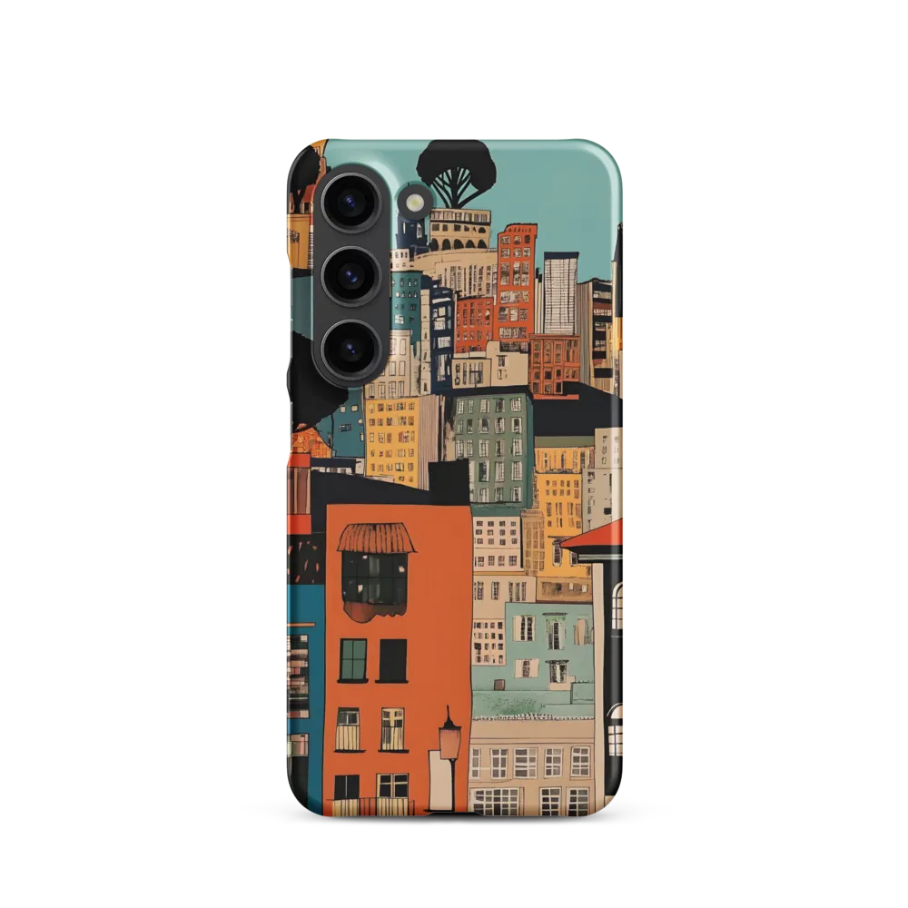 Urban Fusion: A Colorful Cityscape
