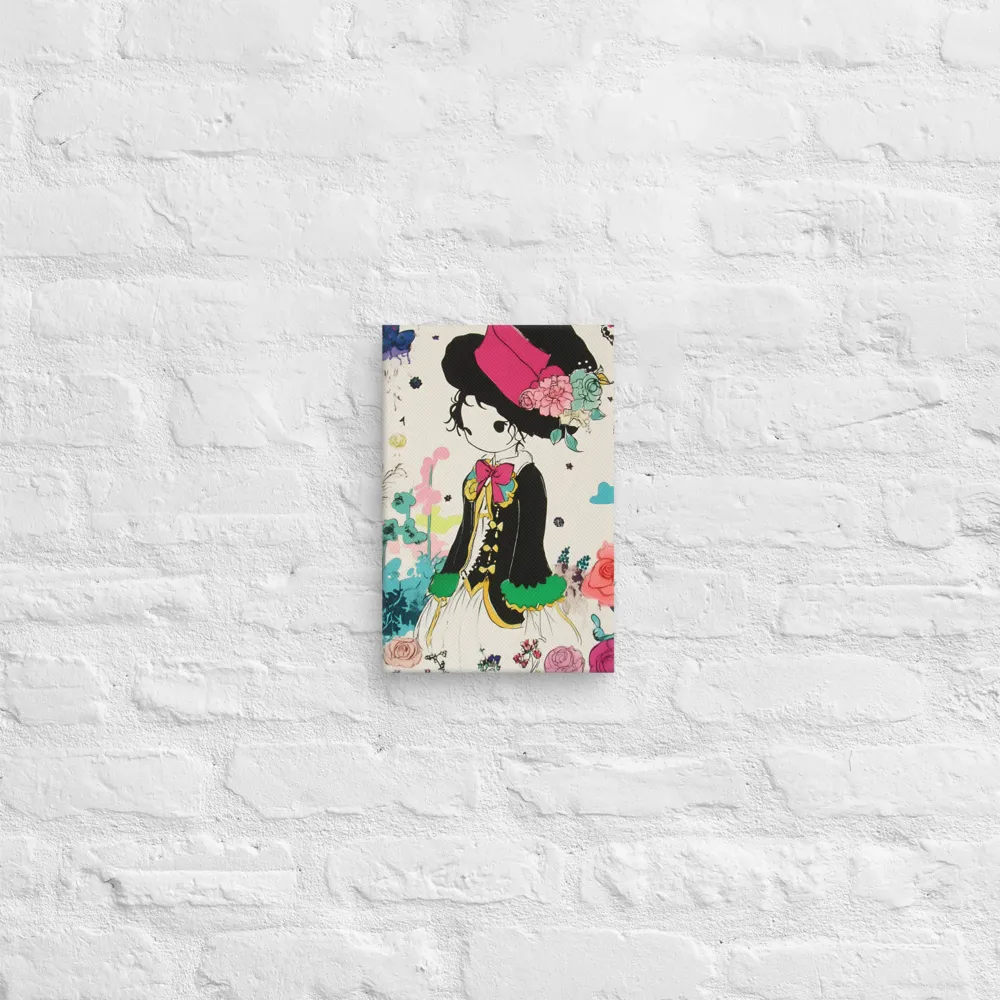 Whimsical Garden Reverie | Canvas | 8″×12″