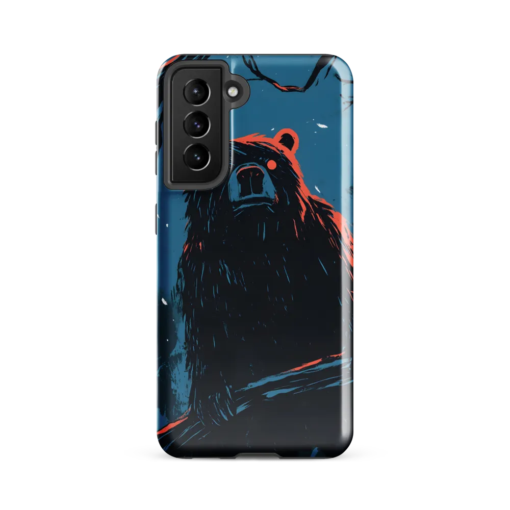 Eerie Majesty: A Bear in the Night