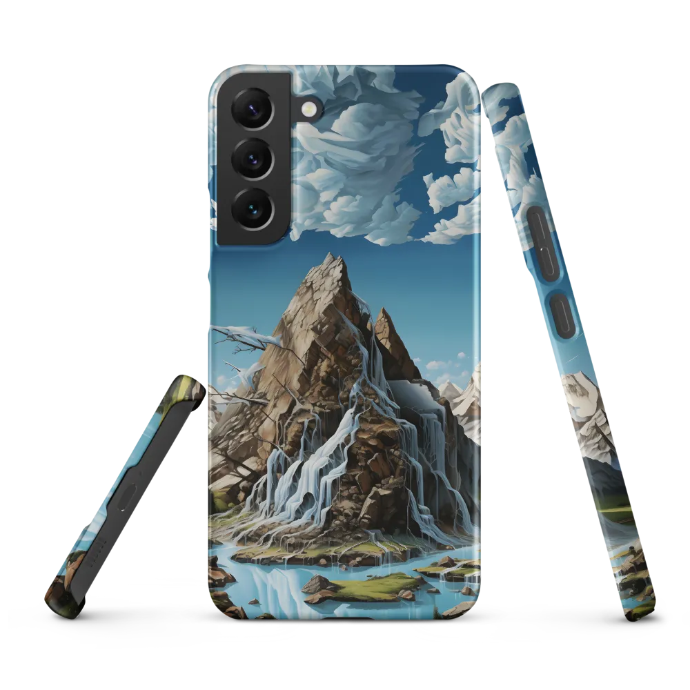 Majestic Cascade: A Mountain Masterpiece