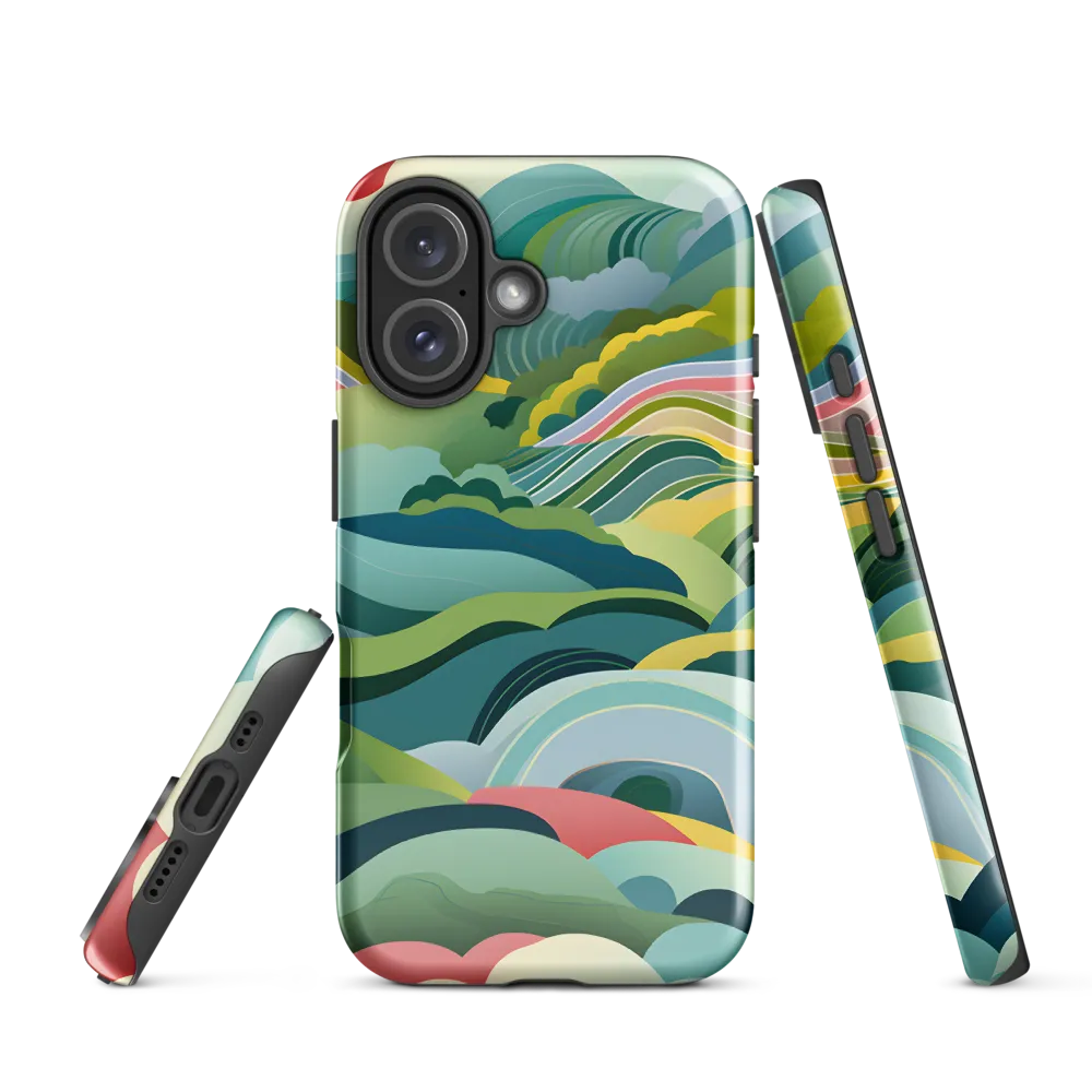 Waves of Serenity | Phone Case |  16 | Tough Case | Glossy
