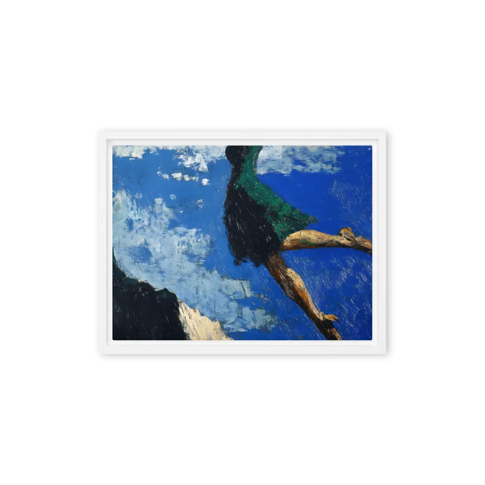 Boundless Ascent | Canvas with White Frame | 12″×16″