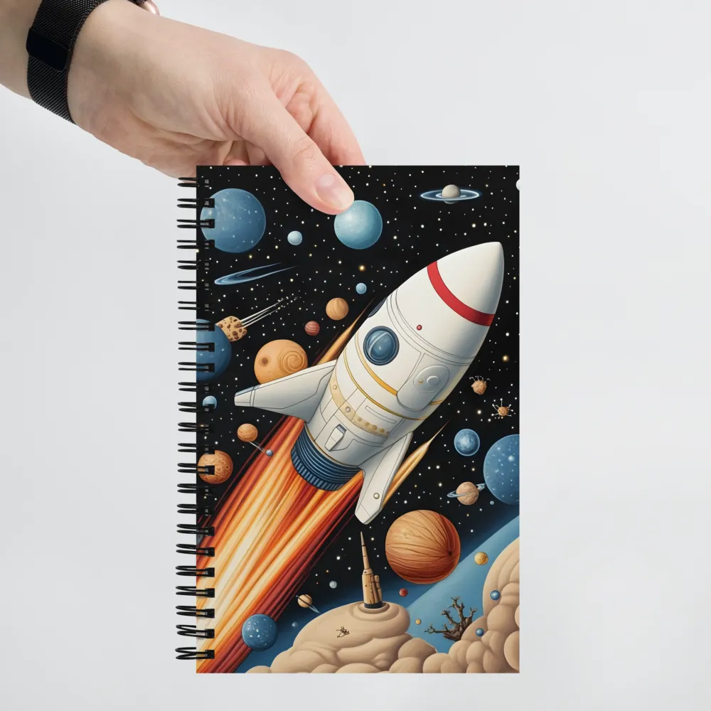 Journey Through the Cosmos | Spiral Notebook