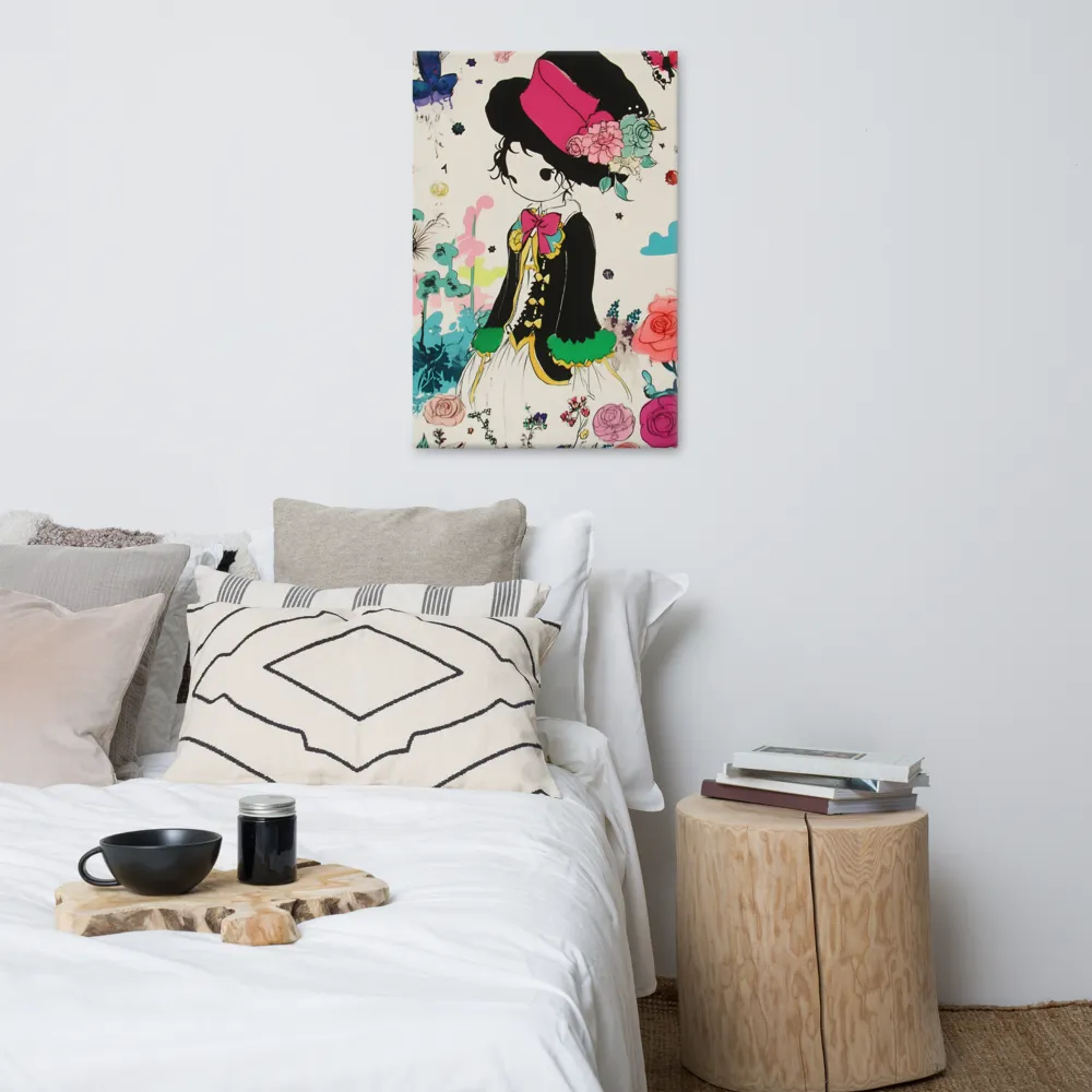 Whimsical Garden Reverie | Canvas | 24″×36″