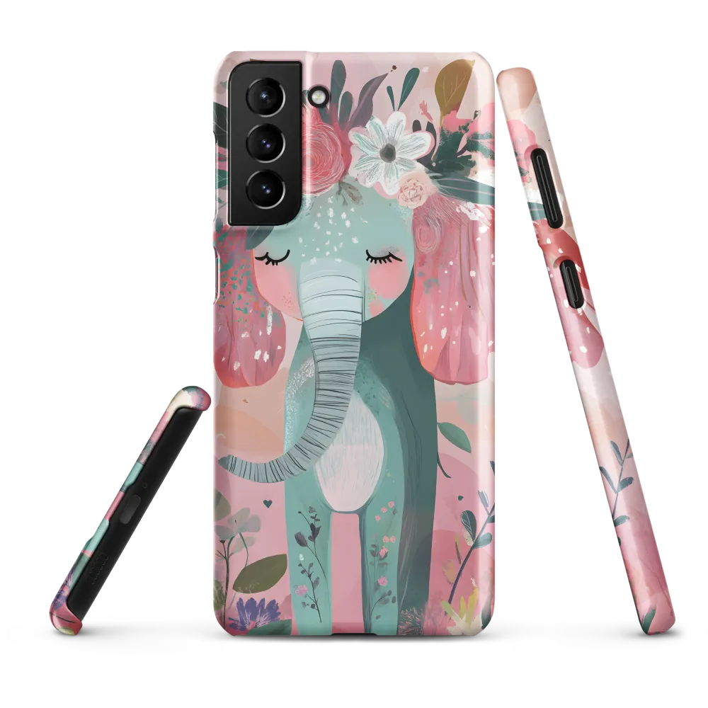 Whimsical Elephant in Bloom