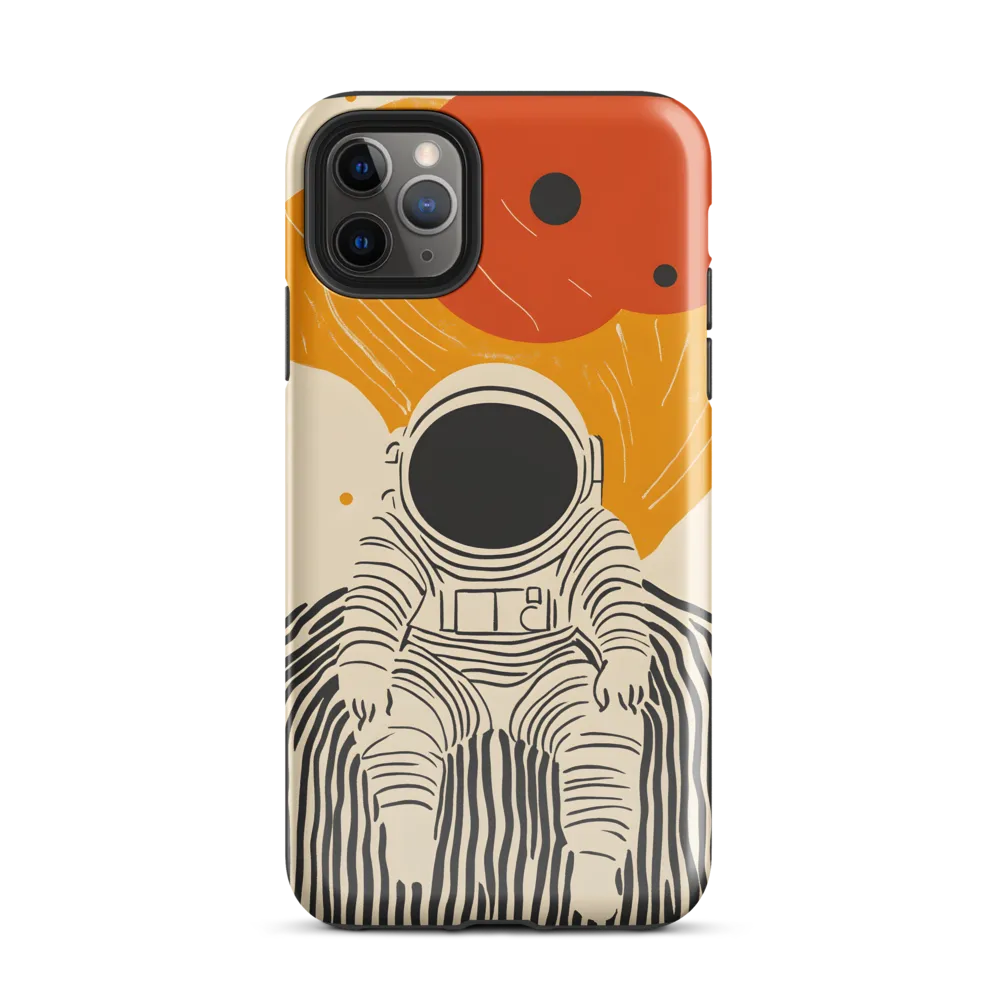 Astronaut in Cosmic Thoughts | Phone Case |  11 Pro Max | Tough Case | Glossy